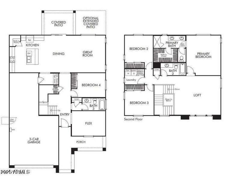 4004 Floor Plan Garage Left 4004 Floor Plan Garage Left