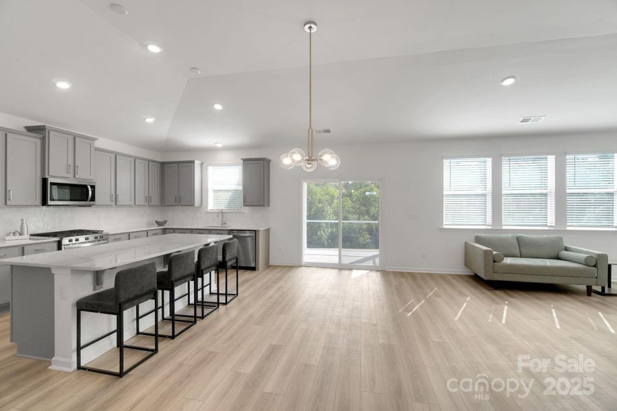 Furnished interior view inside a new home in The Hills, Huntersville (Image 6).