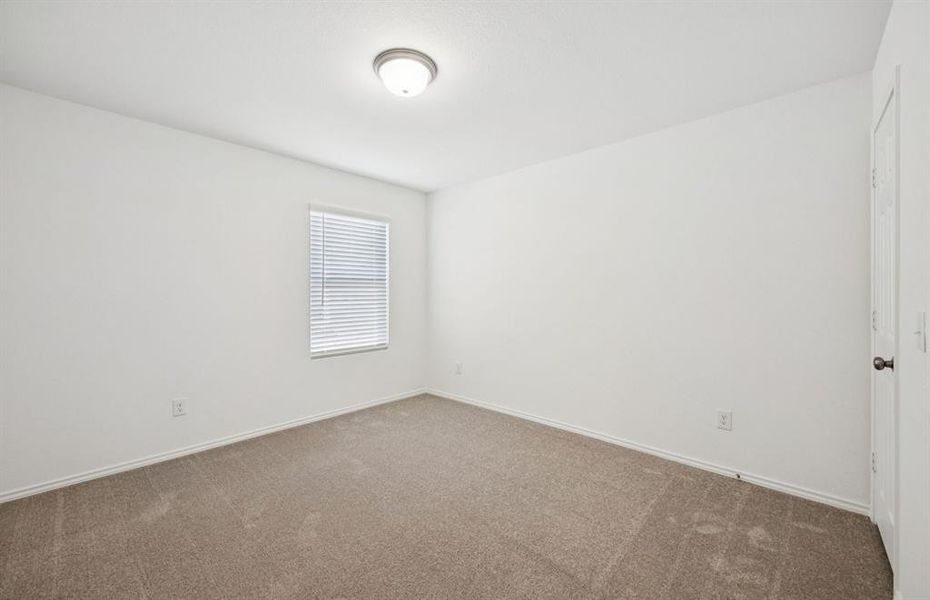 Secondary bedroom designed for comfort and convenience Secondary bedroom designed for comfort and convenience