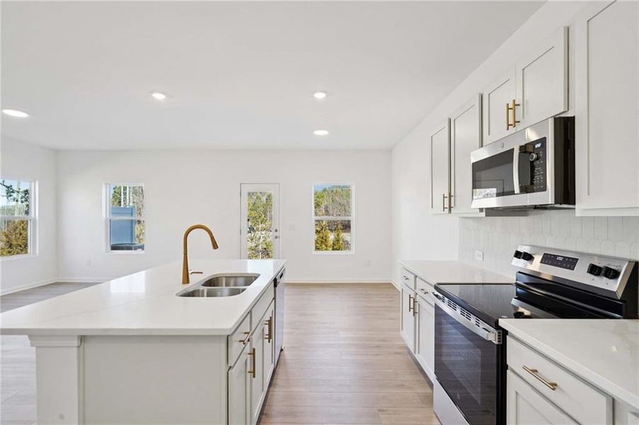Furnished interior view inside a new home in Leydenview, Mableton (Image 12).
