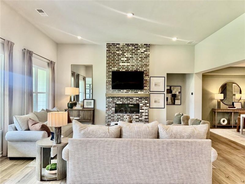 Furnished interior view inside a new home in Echo Grove, Cumming (Image 26).