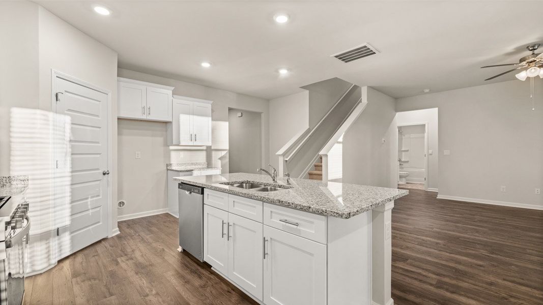 Furnished interior view inside a new home in Southwind Village, Evans (Image 9).