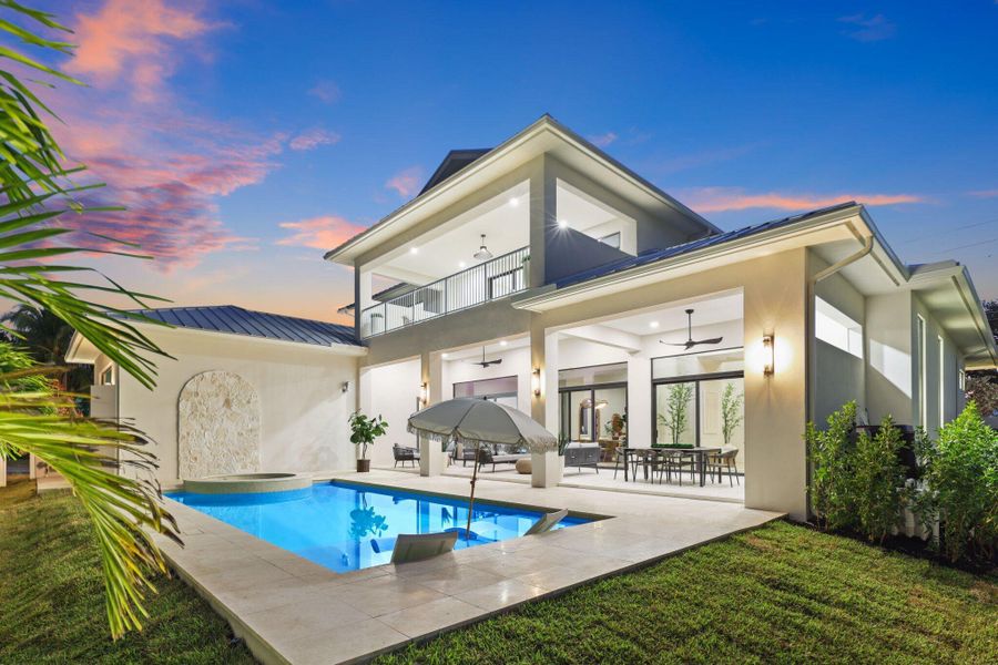 Exterior details and patio area of a home in , Delray Beach (Image 29). Exterior details and patio area of a home in , Delray Beach (Image 29).