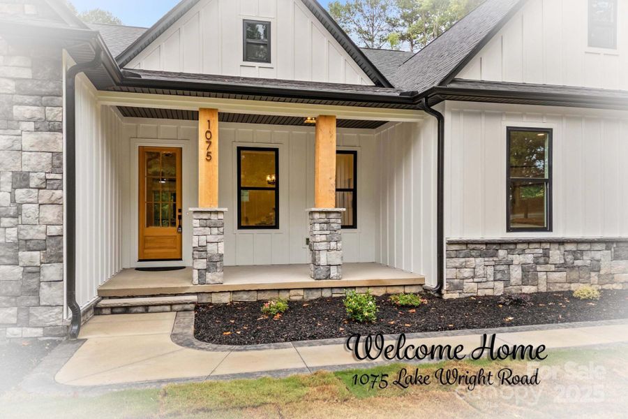 Rocking chair front porch welcomes you.