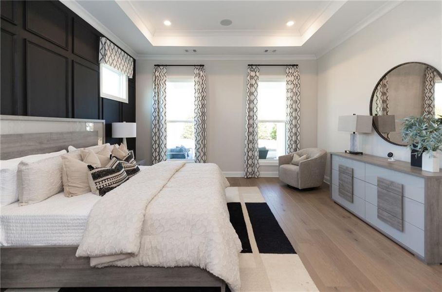 Furnished interior view inside a new home in Aberdeen, Hoschton (Image 30).