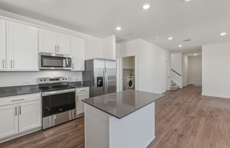 Furnished interior view inside a new home in Sonterra, Jarrell (Image 8).
