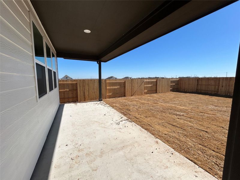 Exterior details and patio area of a home in Willow Springs, Buda (Image 3). Exterior details and patio area of a home in Willow Springs, Buda (Image 3).