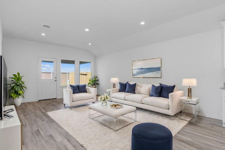 Furnished interior view inside a new home in Emberly, Beasley (Image 6).