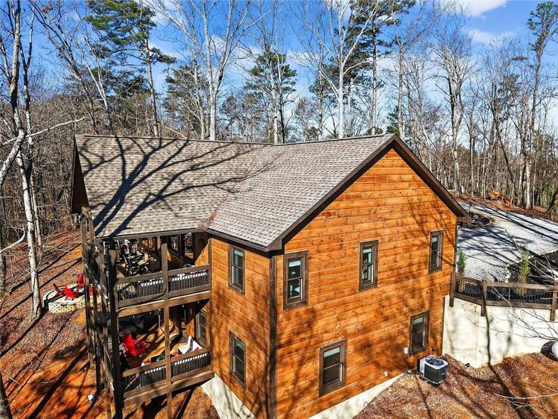 Exterior details and patio area of a home in , Ellijay (Image 22). Exterior details and patio area of a home in , Ellijay (Image 22).