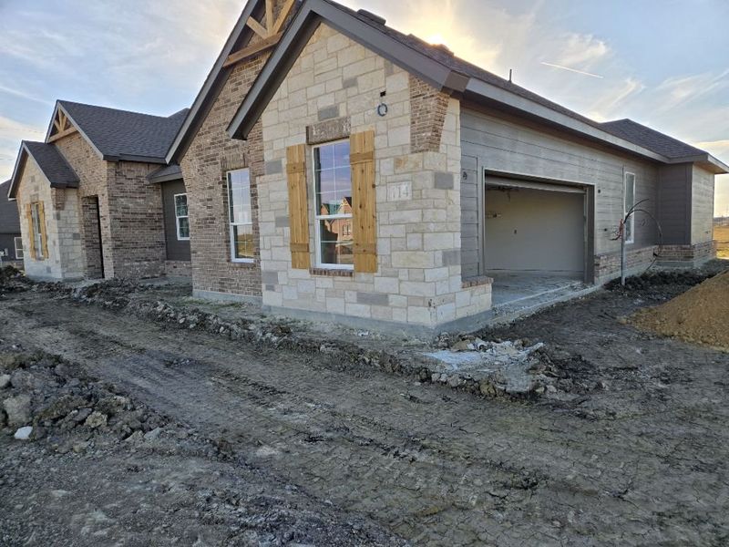 In-progress construction of a new home in Hillview Addition, Decatur, TX (Image 4). In-progress construction of a new home in Hillview Addition, Decatur, TX (Image 4).