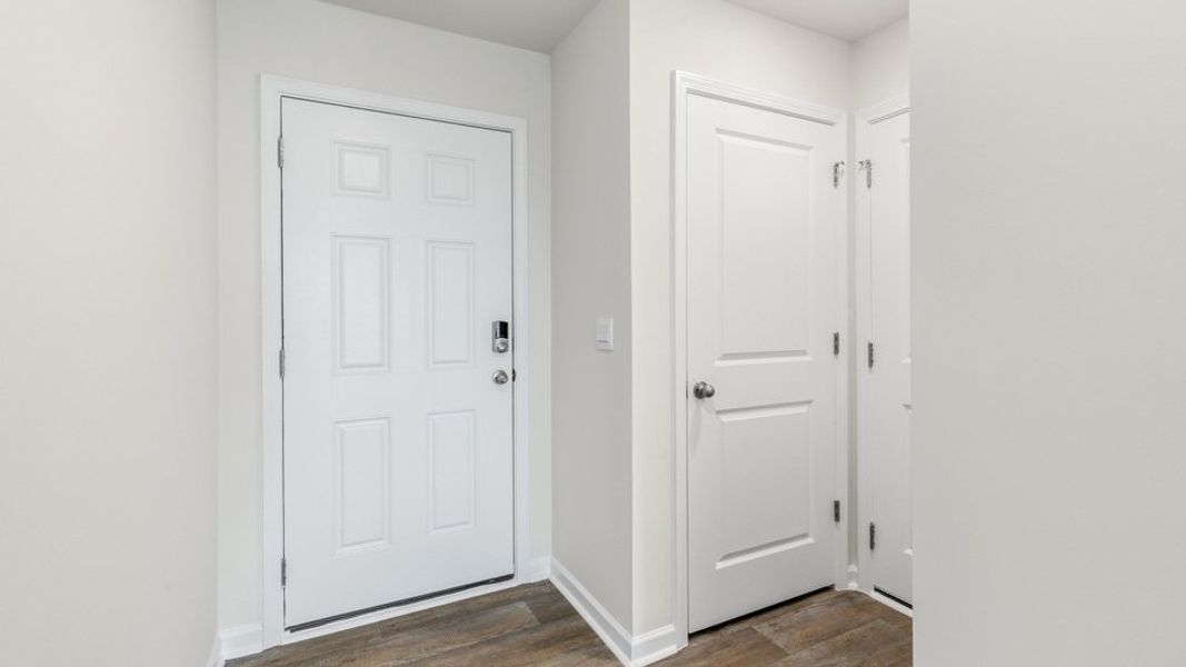 Spacious, unfurnished interior of a new home in The Townes at Honeycutt Oaks, Angier (Image 9).
