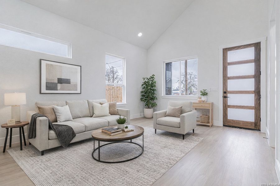 Furnished interior view inside a new home in , San Antonio (Image 10).