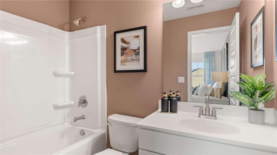 Furnished interior view inside a new home in The Gates at Pates Creek, Hampton (Image 47).