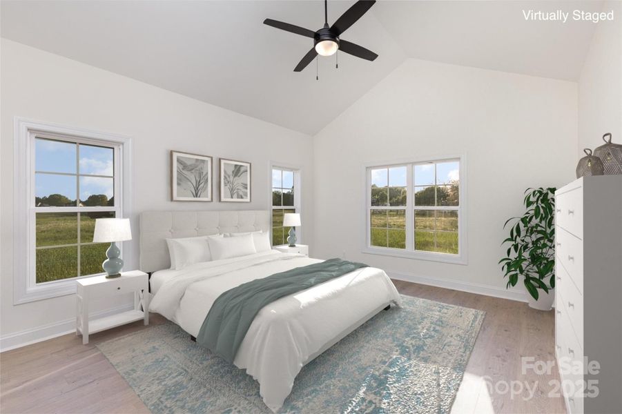 Furnished interior in a model home at Southern Oaks of Rowan in Salisbury (Image 6).