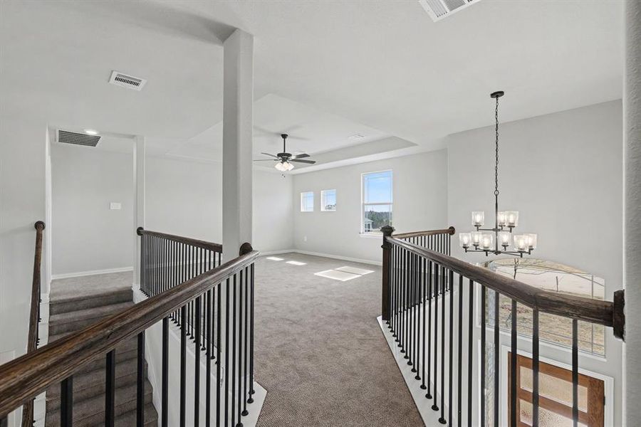 Furnished interior view inside a new home in Sagebrush Addition, Midlothian (Image 6).