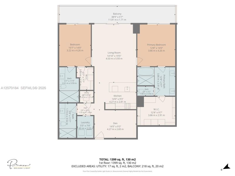 2D floor plan layout of this home in , Miami, FL (Image 5).