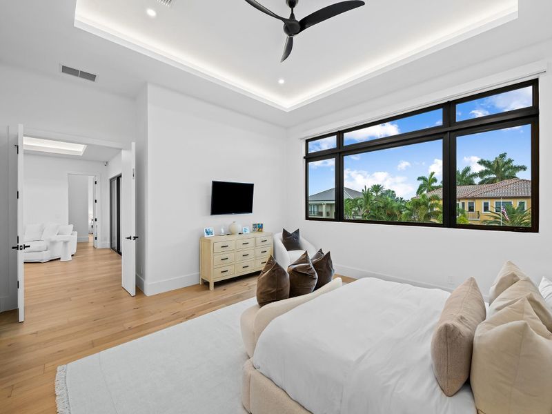 Furnished interior view inside a new home in , Lighthouse Point (Image 29).