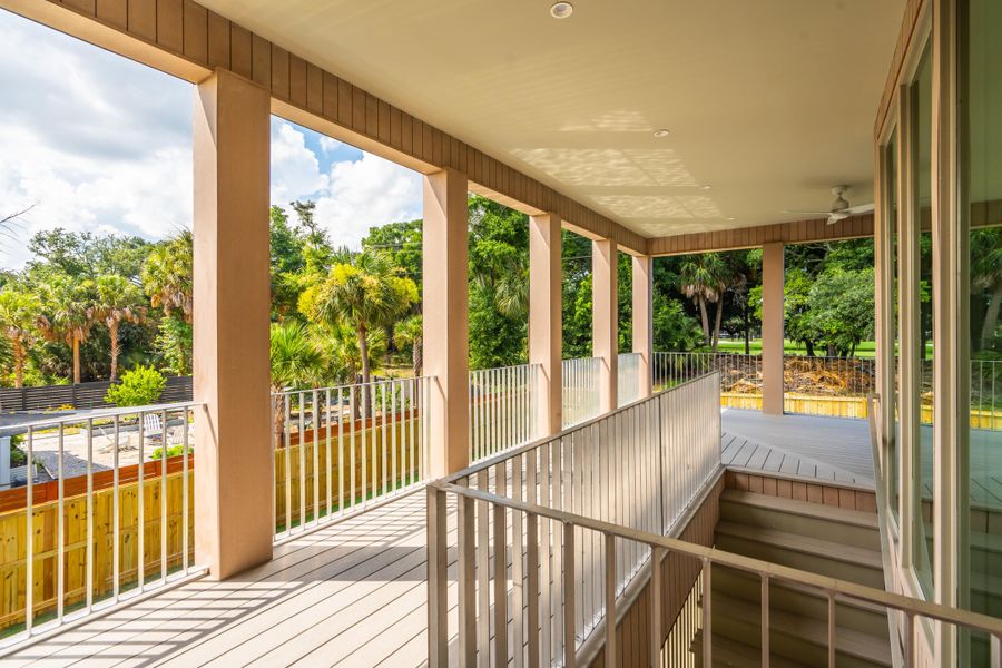 Exterior details and patio area of a home in , Edisto Island (Image 36). Exterior details and patio area of a home in , Edisto Island (Image 36).