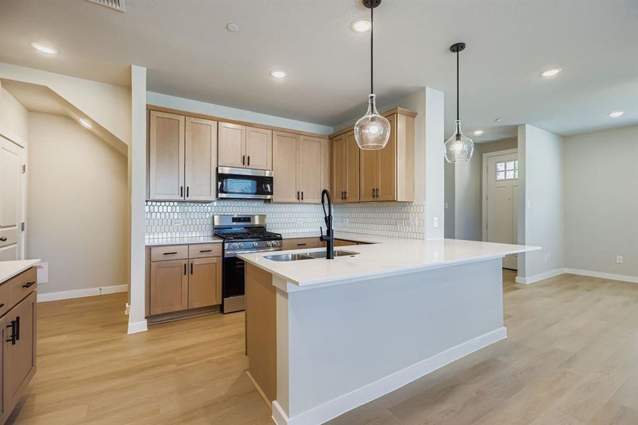 Furnished interior view inside a new home in , McKinney (Image 8).