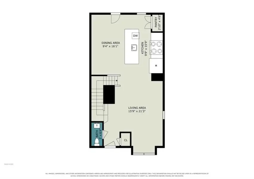 2D floor plan layout of this home in , Lawrenceville, GA (Image 7).