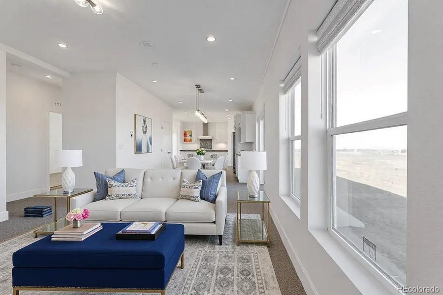 Furnished interior view inside a new home in , Strasburg (Image 14).