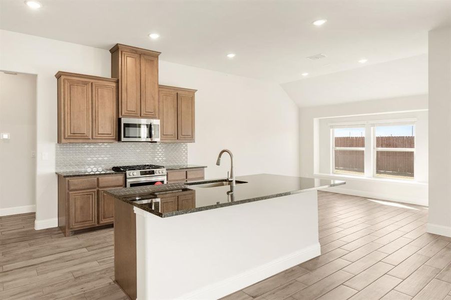 Furnished interior view inside a new home in Sunset Ridge, Alvarado (Image 7). Furnished interior view inside a new home in Sunset Ridge, Alvarado (Image 7).