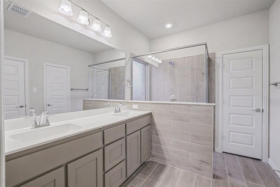 Furnished interior view inside a new home in Courts Of Bonnie Brae, Denton (Image 7). Furnished interior view inside a new home in Courts Of Bonnie Brae, Denton (Image 7).