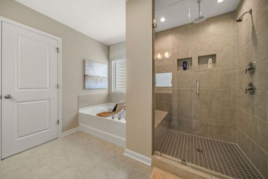 Representative furnished interior of a home built from the Kipling by True Homes in Whispering Hills, Locust (Image 20).