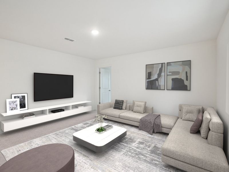 Representative furnished interior of a home built from the Apollo by Starlight Homes in The Point, Rolesville (Image 11).