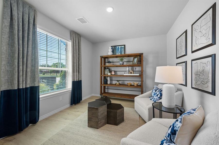 Furnished interior view inside a new home in Baker Farms, Cleburne (Image 5).