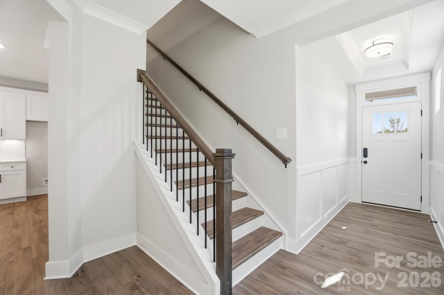 Spacious, unfurnished interior of a new home in Blythe Mill Townhomes, Waxhaw (Image 40). Spacious, unfurnished interior of a new home in Blythe Mill Townhomes, Waxhaw (Image 40).