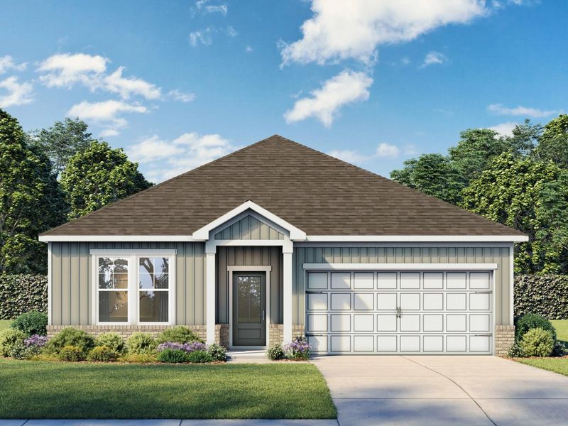 The Laurel J featuring Hardie Board siding The Laurel J featuring Hardie Board siding