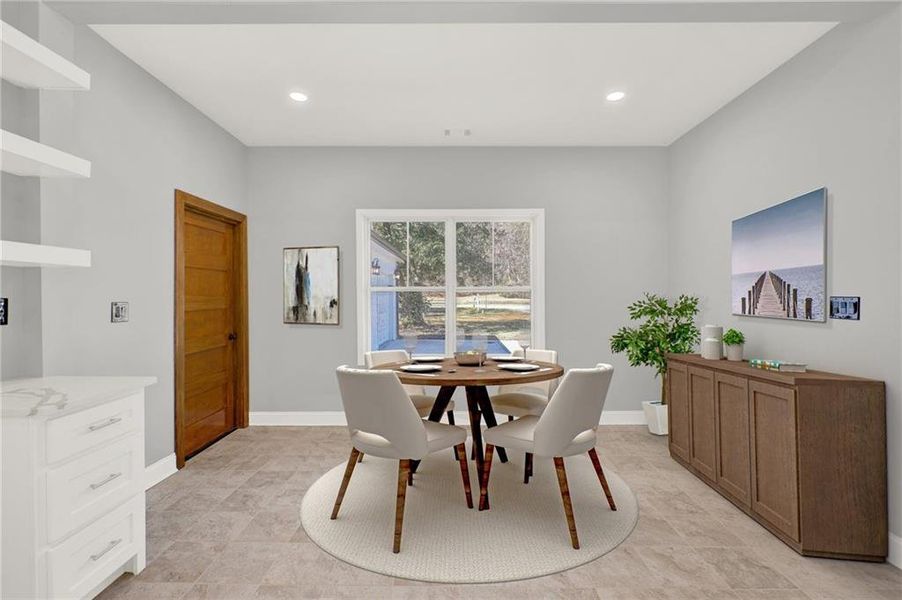 Furnished interior view inside a new home in , Rockmart (Image 6).