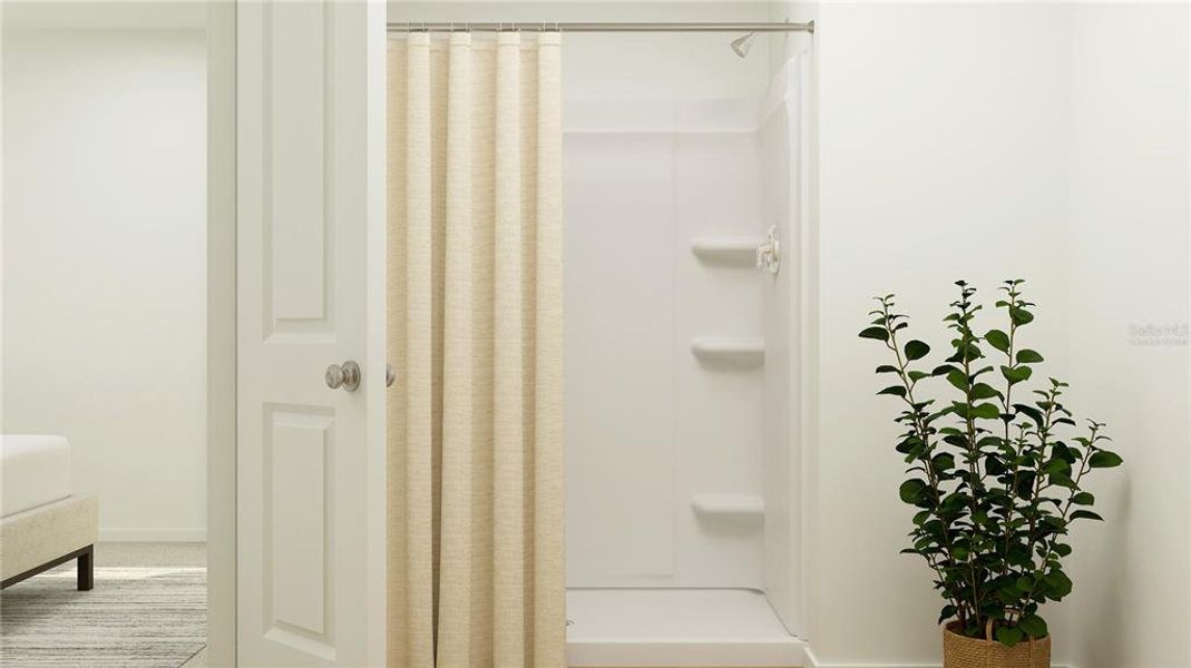 Furnished interior view inside a new home in , Davenport (Image 9).