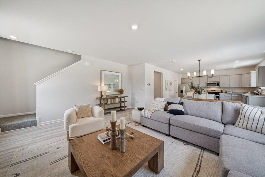 Furnished interior view inside a new home in Pine Hills at Cane Bay, Summerville (Image 21).
