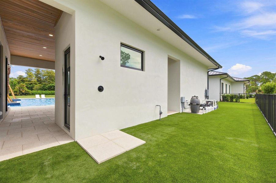Side of house