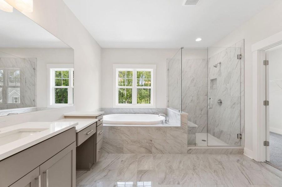 Furnished interior view inside a new home in Hillshire, Cumming (Image 9).