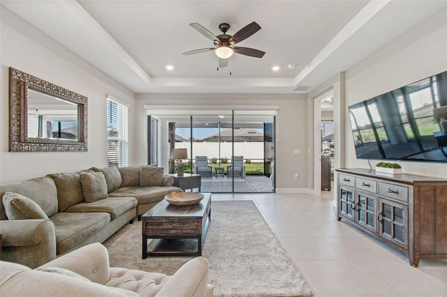 Furnished interior view inside a new home in , Wesley Chapel (Image 46).