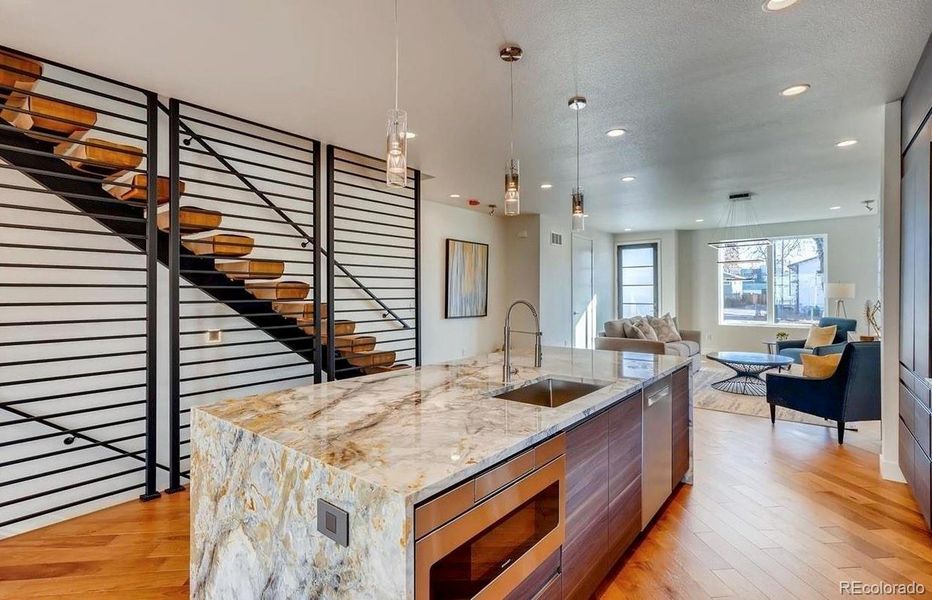 Furnished interior view inside a new home in , Denver (Image 9). Furnished interior view inside a new home in , Denver (Image 9).