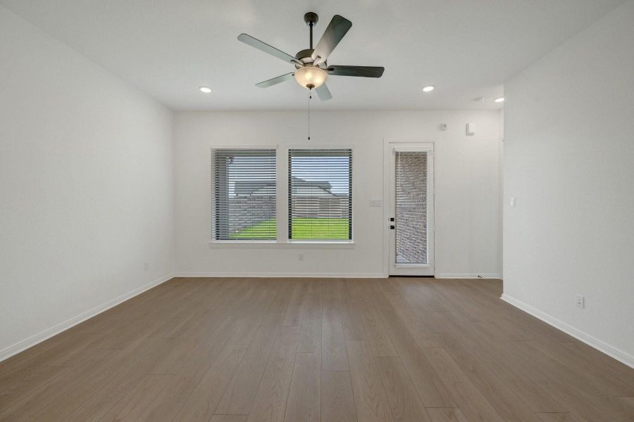 Spacious, unfurnished interior of a new home in Austin Point - Terrace Collection, Richmond (Image 25). Spacious, unfurnished interior of a new home in Austin Point - Terrace Collection, Richmond (Image 25).