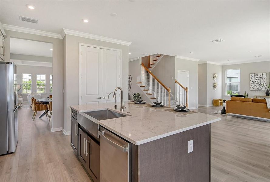 Furnished interior view inside a new home in , Nokomis (Image 36).