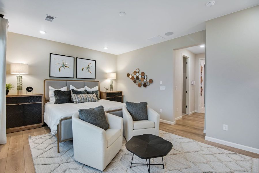 Furnished interior view inside a new home in Reunion, Commerce City (Image 8).