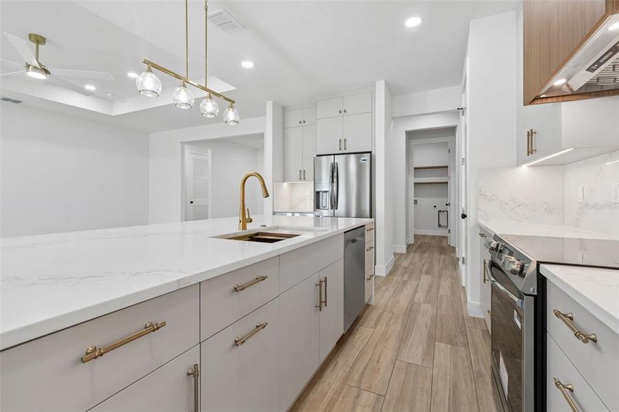 Furnished interior view inside a new home in , Tampa (Image 10).