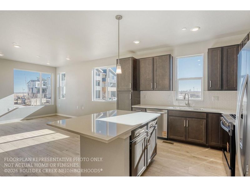 Furnished interior view inside a new home in Baseline, Broomfield (Image 12).