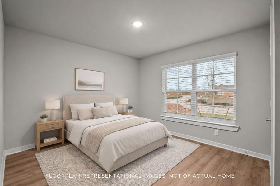 Furnished interior view inside a new home in Sorella, Tomball (Image 9).