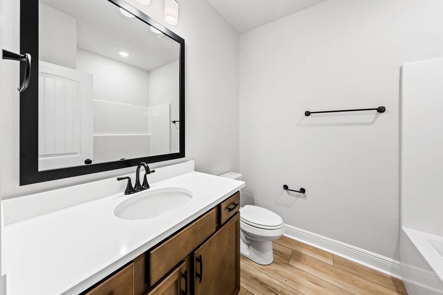 Furnished interior view inside a new home in Young Oaks, Crestview (Image 12).