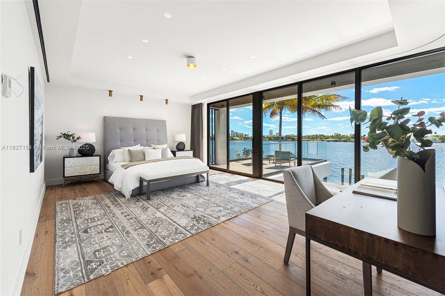 Furnished interior view inside a new home in , Miami Beach (Image 9).