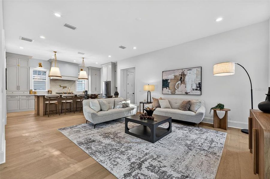 Furnished interior view inside a new home in , St. Petersburg (Image 41).