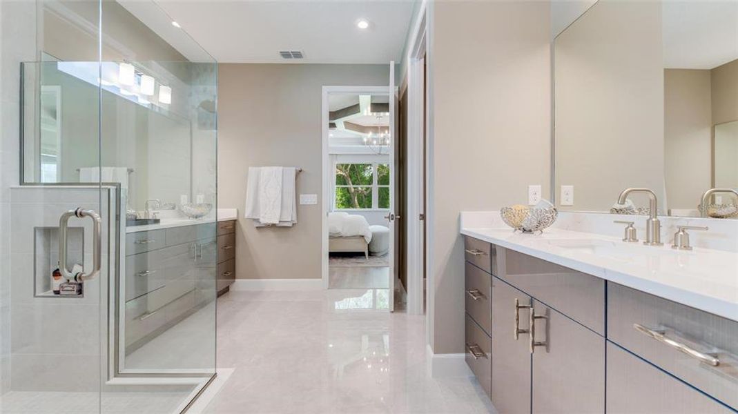 Furnished interior view inside a new home in Cresswind DeLand, Deland (Image 28). Furnished interior view inside a new home in Cresswind DeLand, Deland (Image 28).