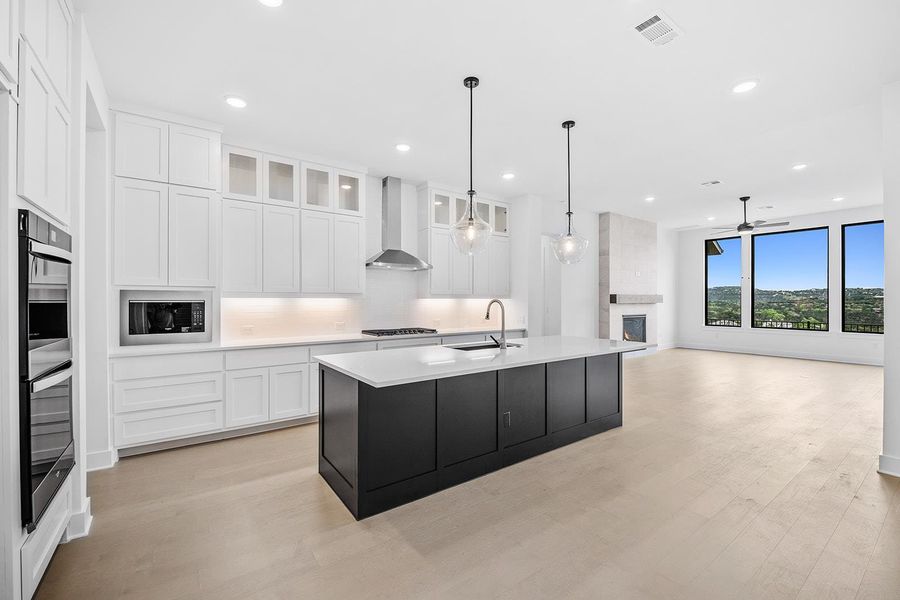 Furnished interior view inside a new home in The Hollows Sanctuary - 85', Jonestown (Image 4).